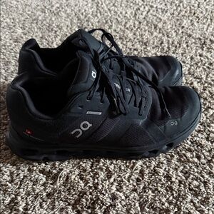 On Running Black Athletic Shoes